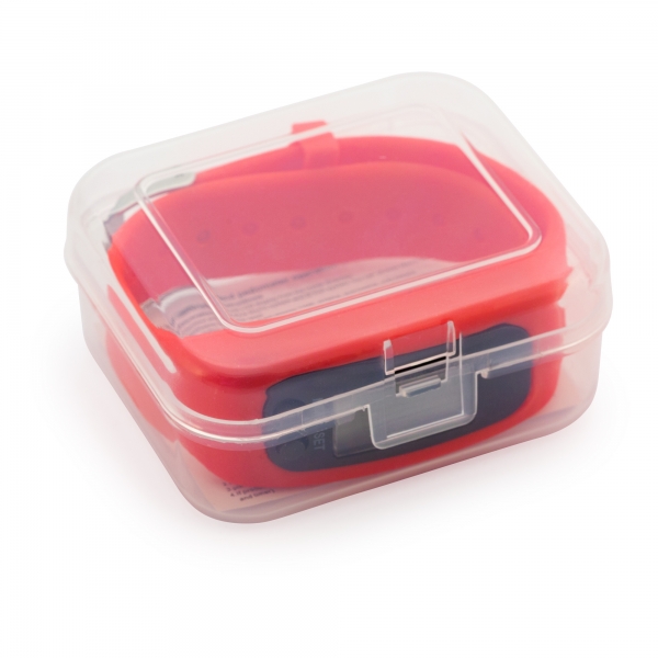 Multifunktionsuhr mit LCD-Display und verstellbarem Silikonarmband. Inklusive Knopfbatterie